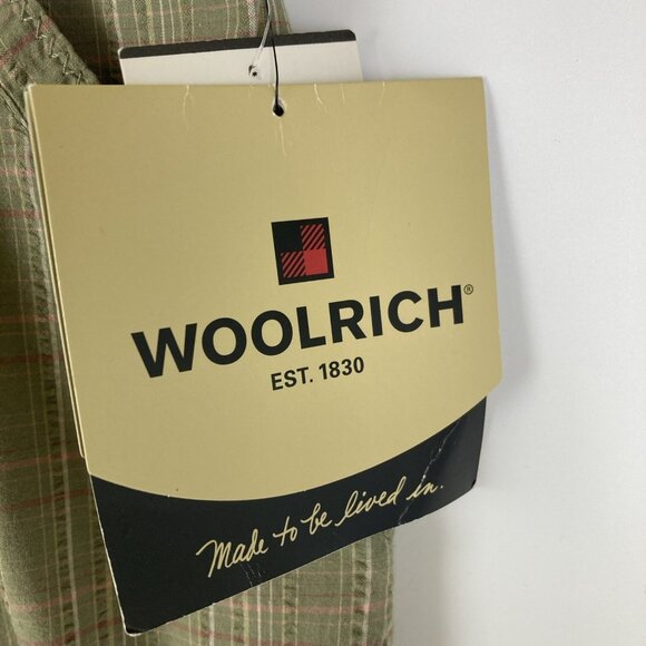 Woolrich Sage Green Shuffle Plaid Pants Size 14 Women’s New NWT Cotton T5794 - Picture 6 of 9
